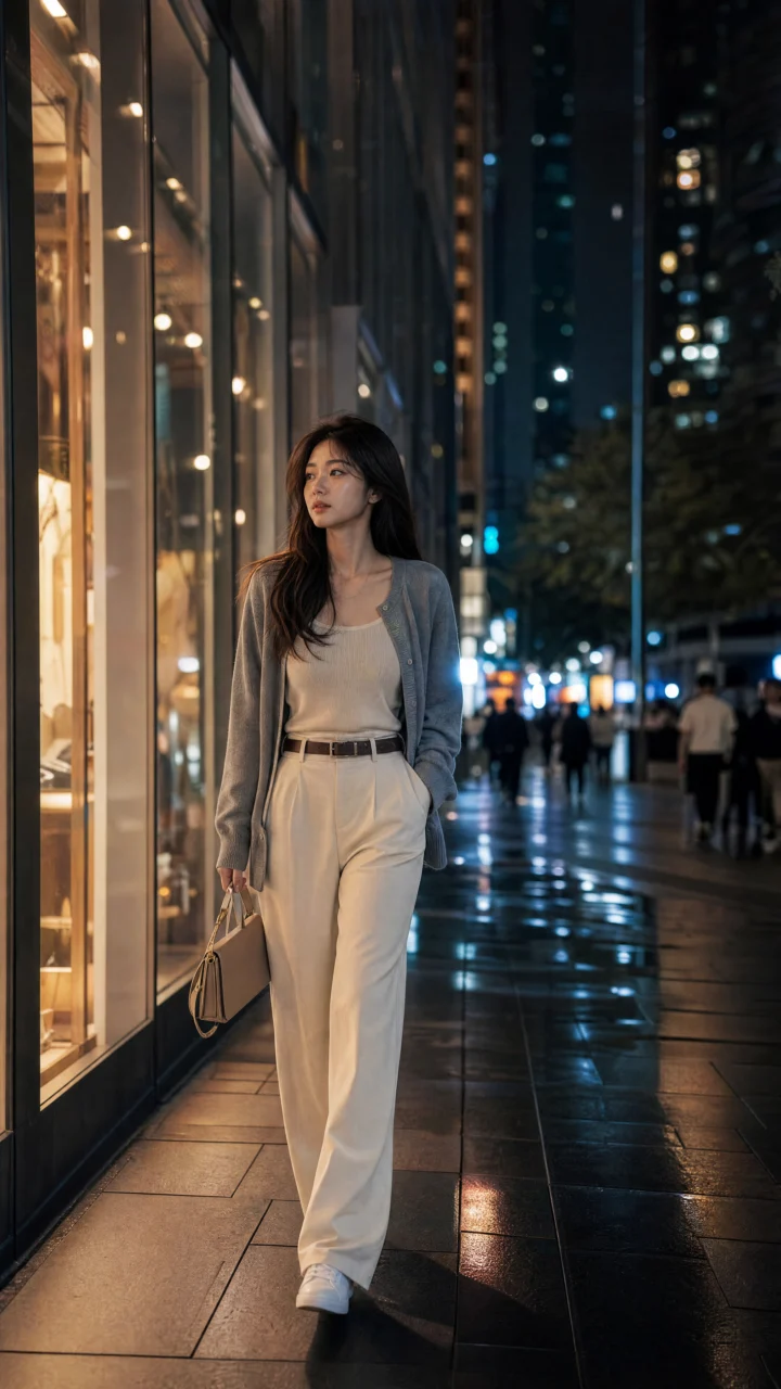 都市街拍女孩手机壁纸