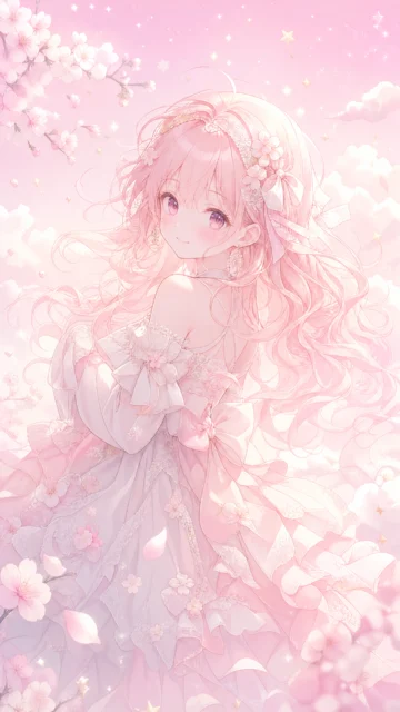 梦幻可爱少女手机壁纸