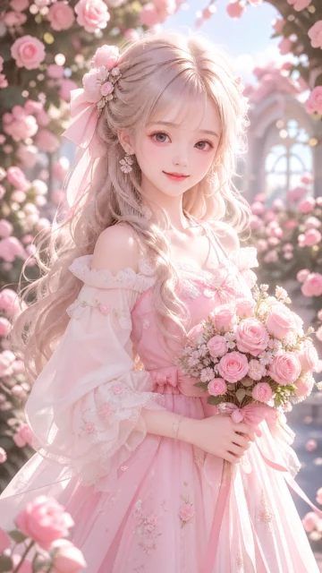 梦幻可爱少女手机壁纸