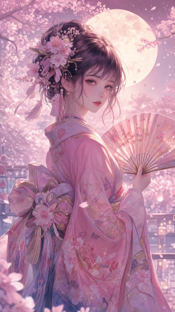 樱月和风角色手机壁纸