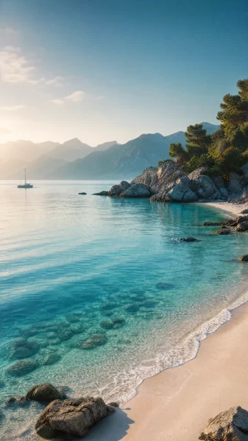 宁静海湾手机壁纸
