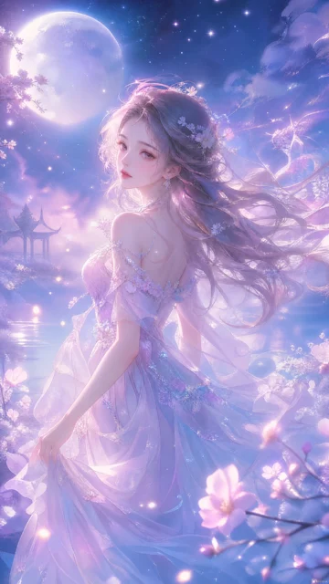 梦幻少女星光花园手机壁纸