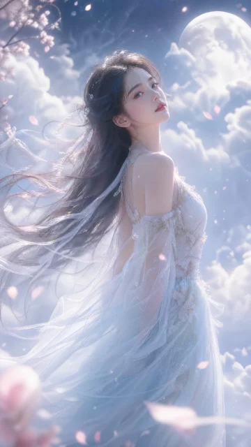 仙气女孩唯美手机壁纸