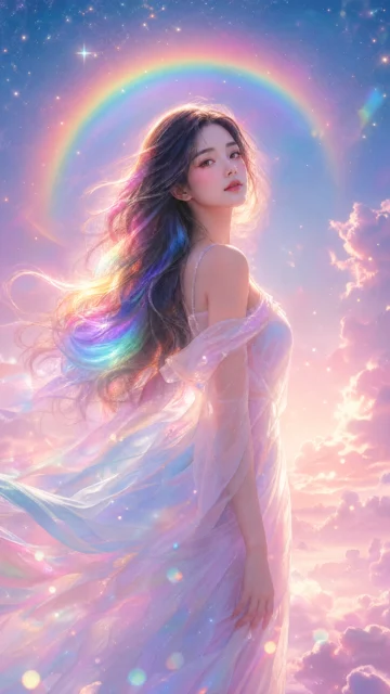 彩虹女孩梦幻手机壁纸