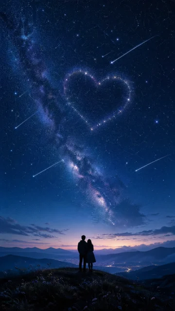 星空告白浪漫手机壁纸