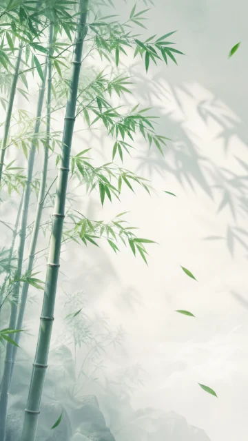 竹影清风手机壁纸