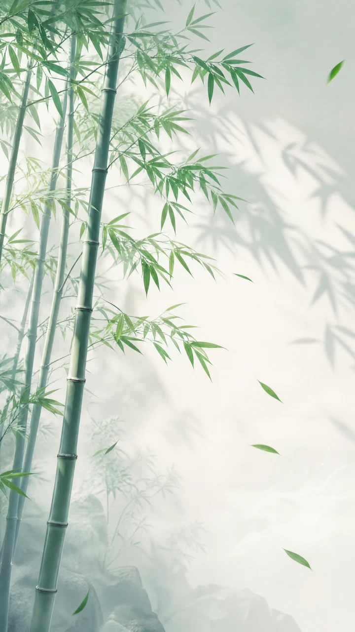 竹影清风手机壁纸