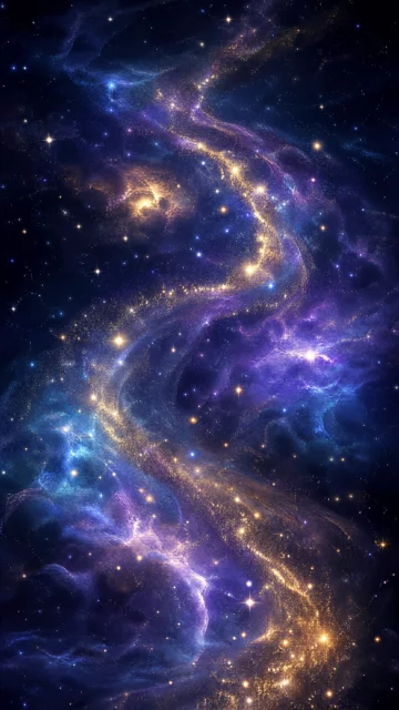 华丽星空手机壁纸