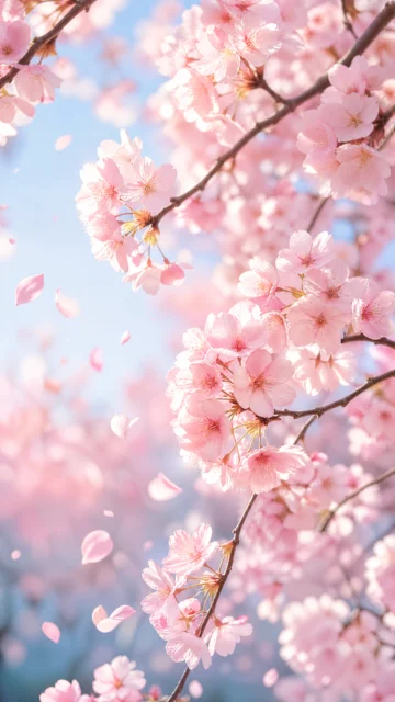 浪漫樱花手机壁纸