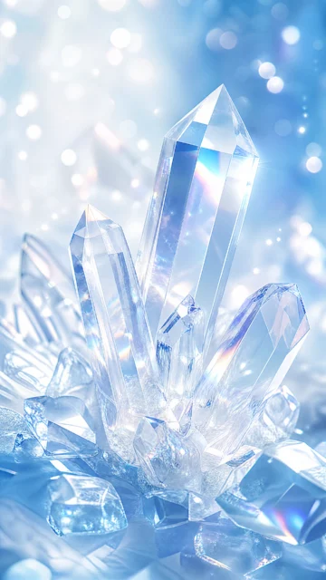 水晶光泽手机壁纸