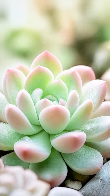 清新多肉治愈手机壁纸