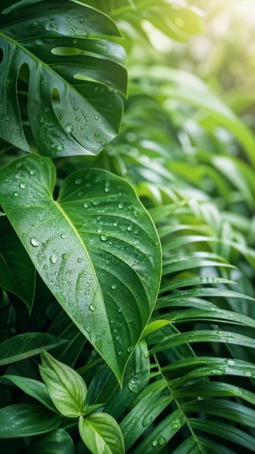 清新绿色植物手机壁纸