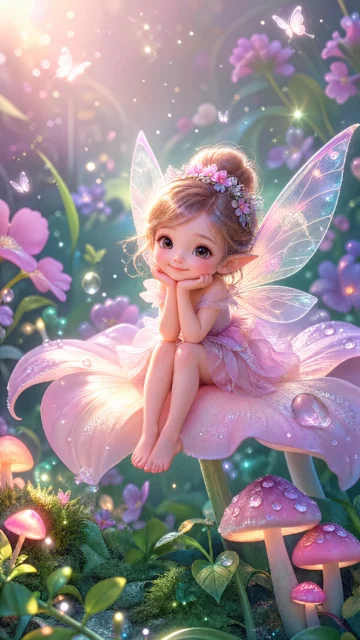 可爱精灵梦幻森林手机壁纸
