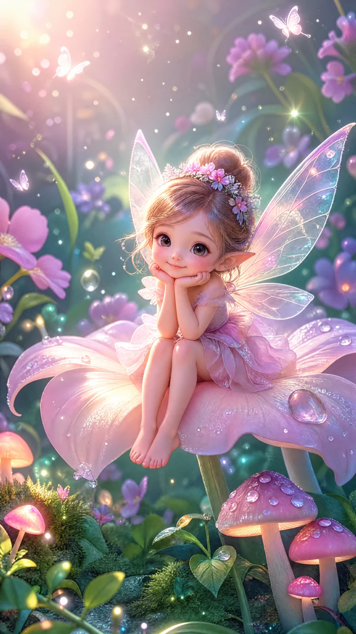 可爱精灵梦幻森林手机壁纸