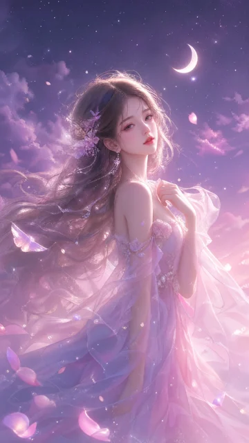梦幻女孩唯美手机壁纸