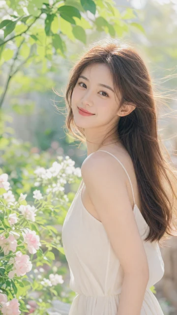 清新美女手机壁纸
