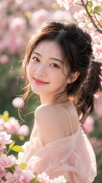 甜美笑容手机壁纸