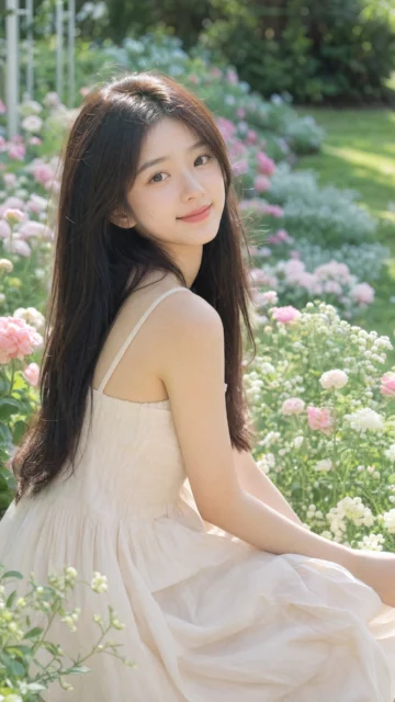 清新自然美女手机壁纸