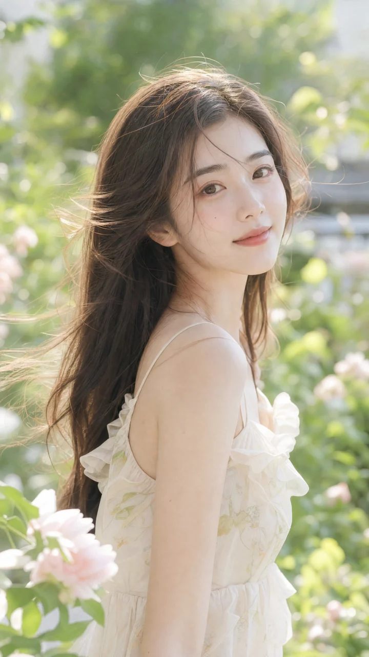 唯美清新人像写真手机壁纸