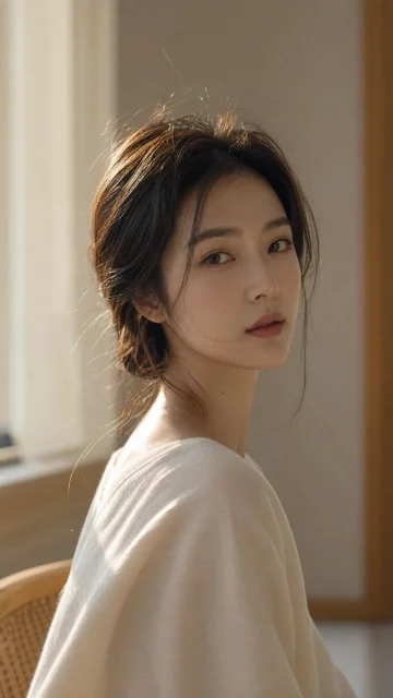柔光人像摄影手机壁纸