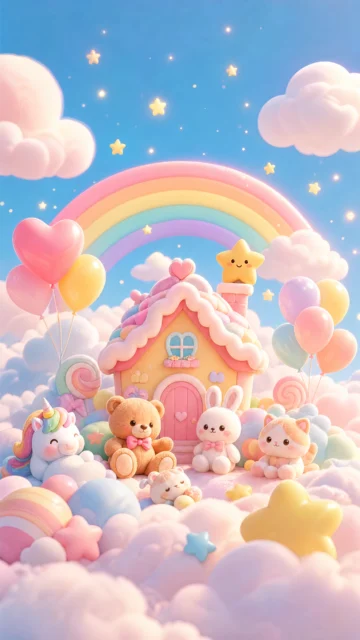 卡通童趣梦幻手机壁纸