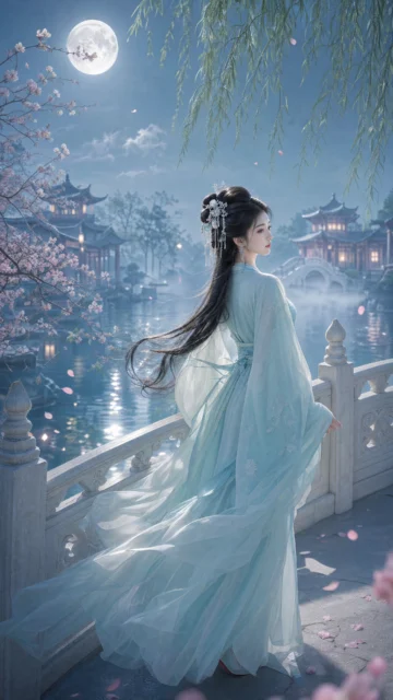 唯美古风烟雨江南手机壁纸