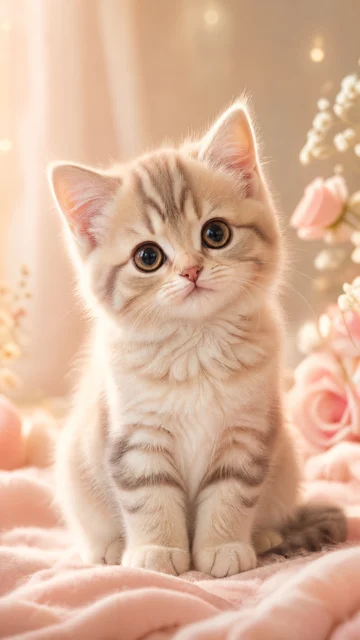 治愈系可爱小猫手机壁纸