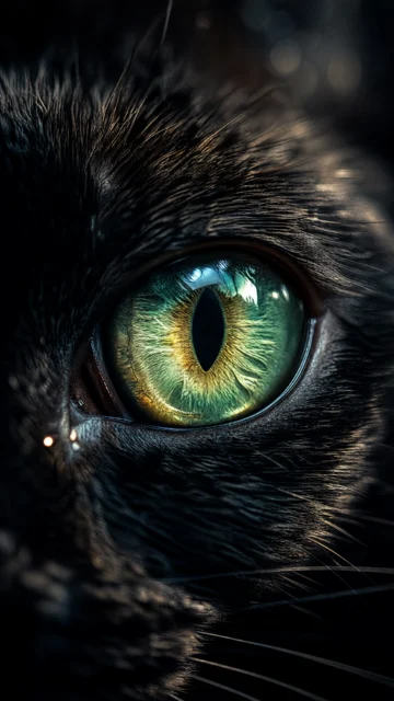 神秘猫眼手机壁纸