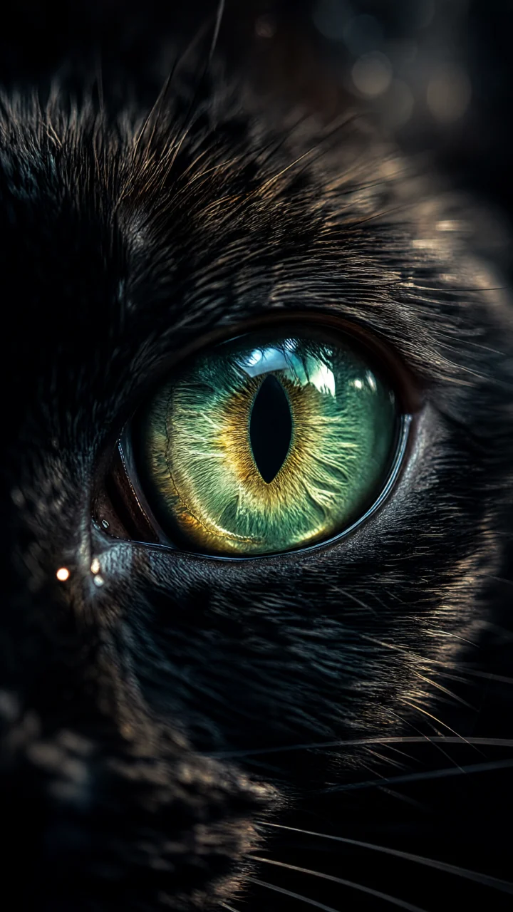 神秘猫眼手机壁纸