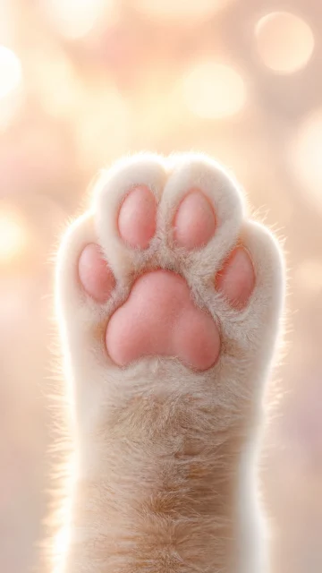 软萌猫爪手机壁纸