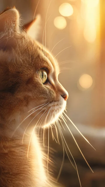 猫咪胡须柔光手机壁纸