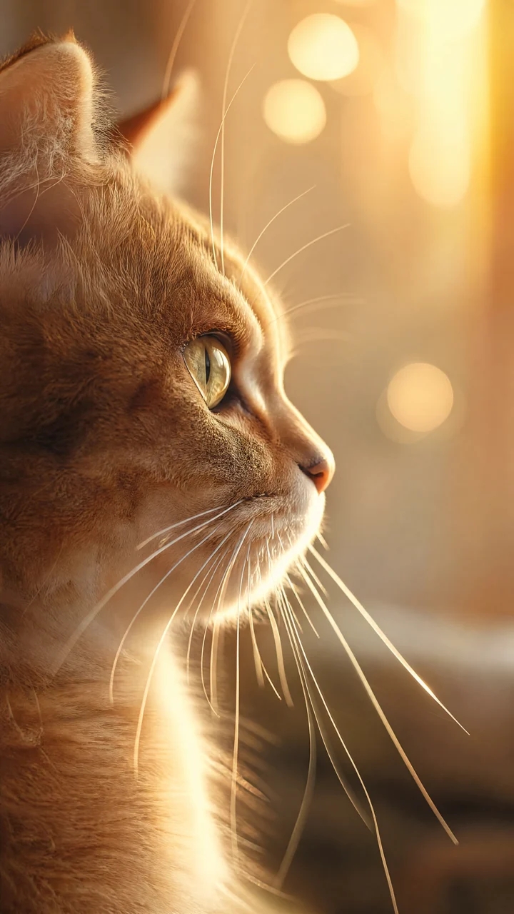 猫咪胡须柔光手机壁纸