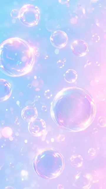 梦幻泡泡背景手机壁纸