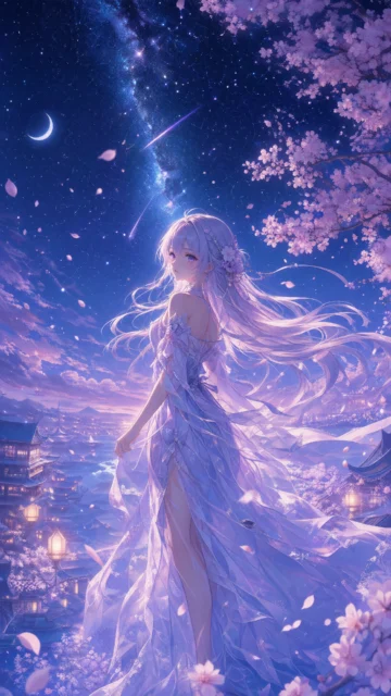 梦幻星空动漫手机壁纸