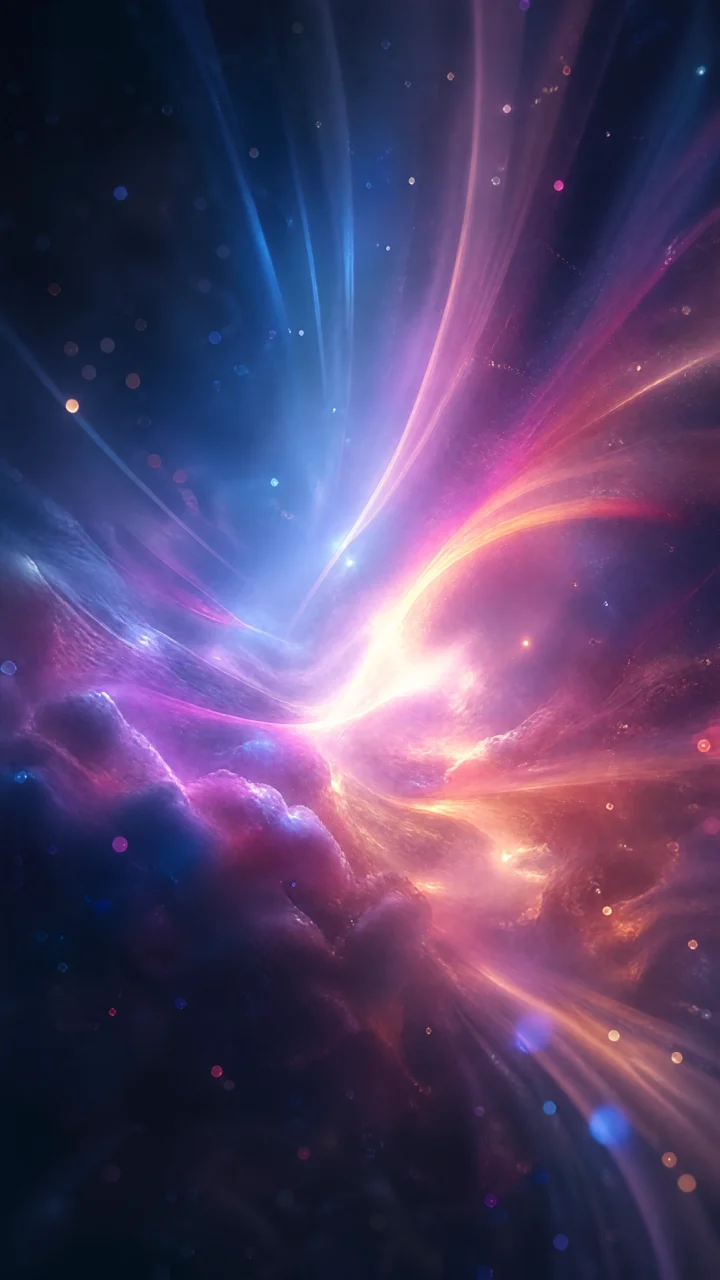 梦幻光束手机壁纸