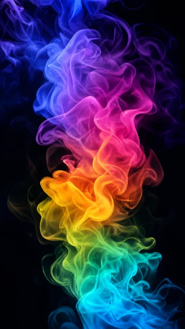 多彩烟雾梦幻手机壁纸