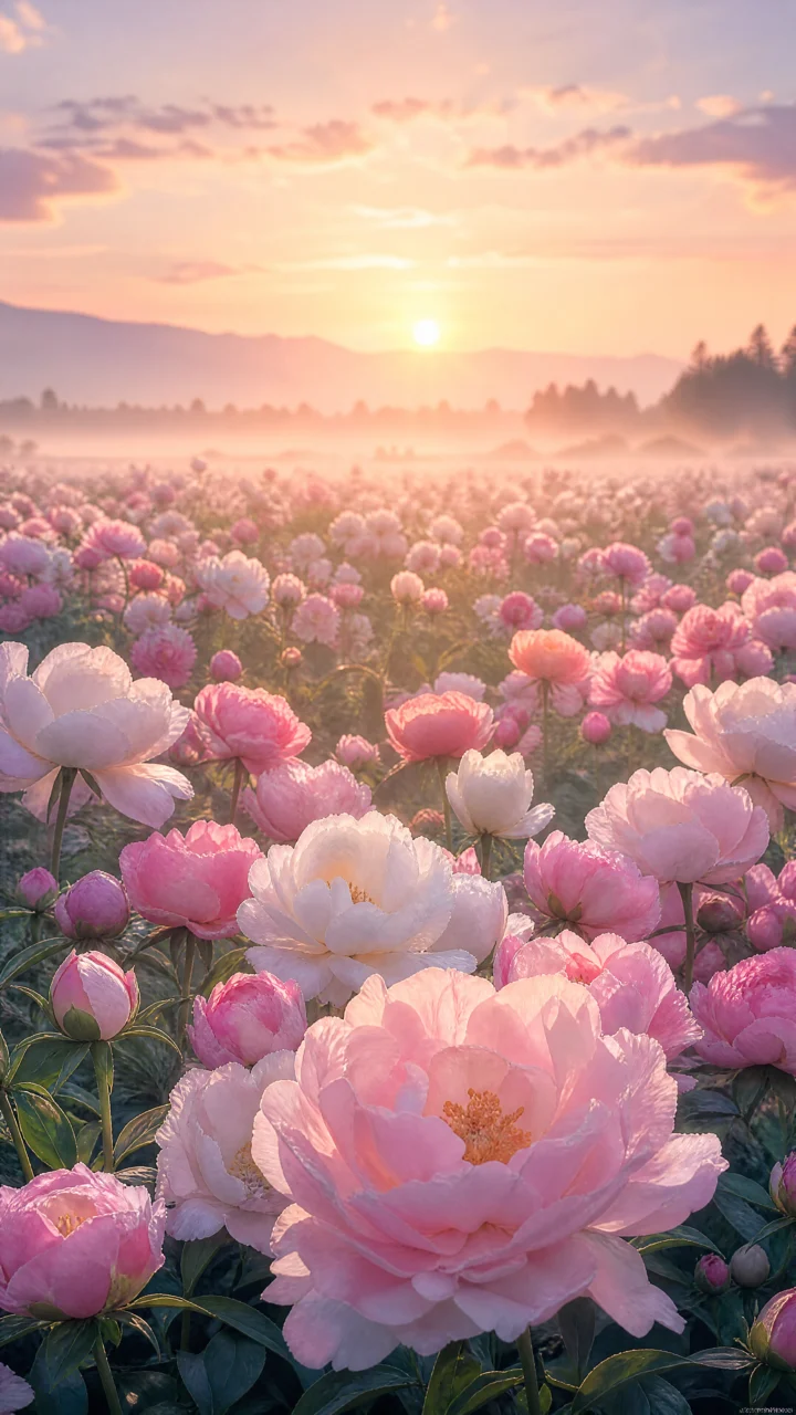 柔光花海手机壁纸