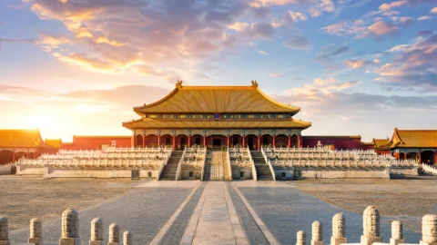 太和殿晨光桌面壁纸