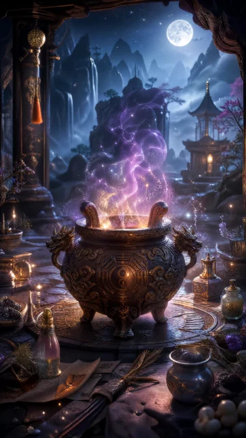 丹炉炼药玄幻手机壁纸