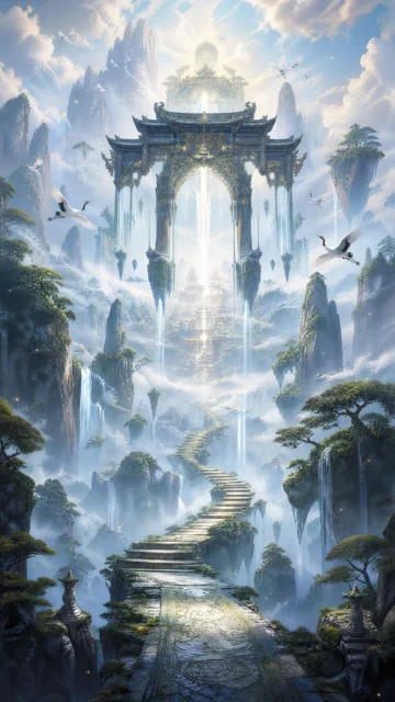 仙门秘境手机壁纸
