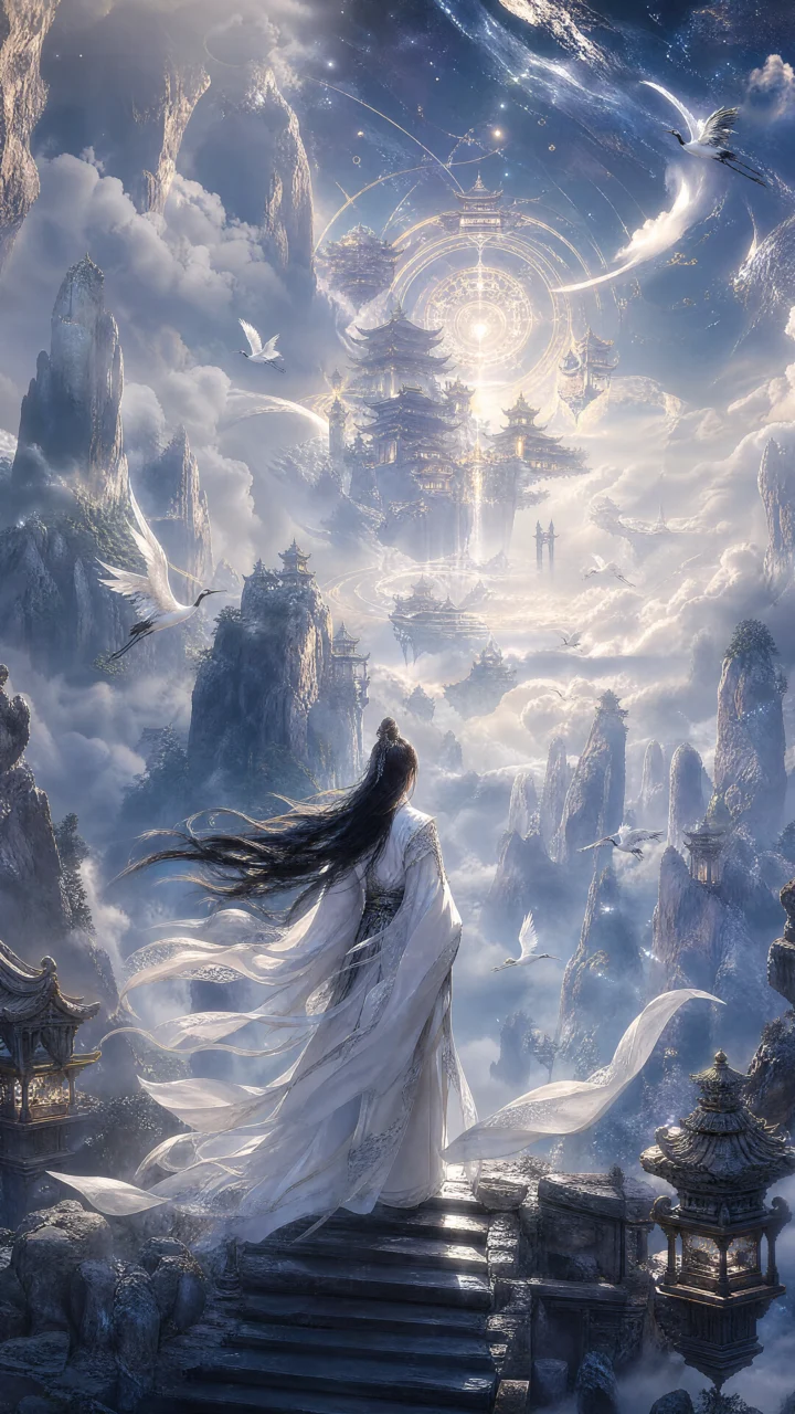 玄幻古风仙境手机壁纸