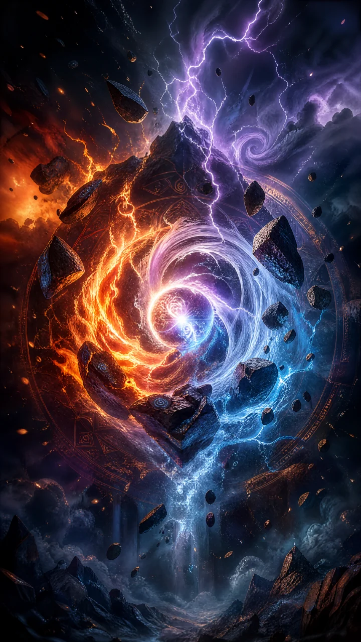 元素力能量核心手机壁纸