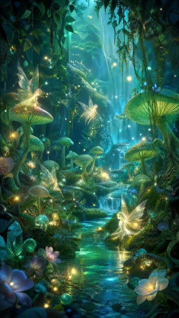 妖精世界梦幻森林手机壁纸