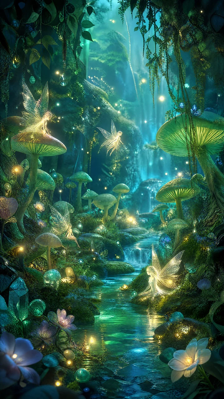 妖精世界梦幻森林手机壁纸