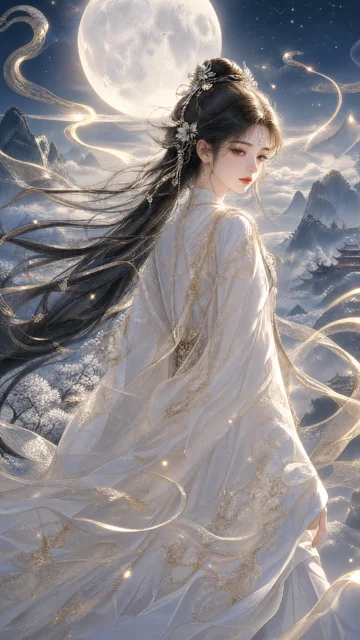 唯美国漫风古风角色手机壁纸