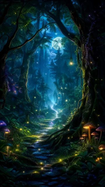 奇幻森林梦境手机壁纸