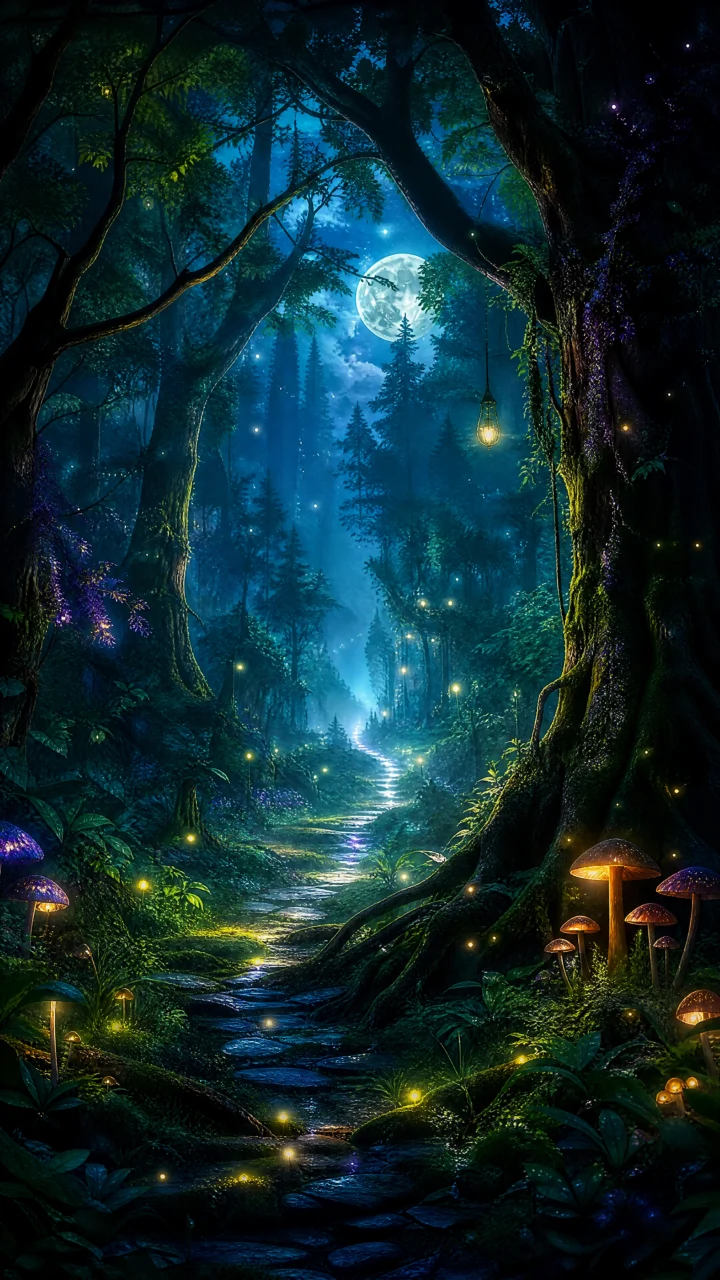 奇幻森林梦境手机壁纸