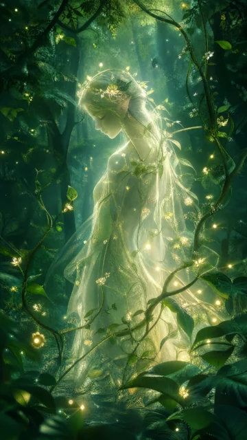 自然之灵梦幻森林手机壁纸