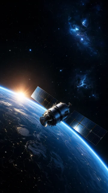 轨道卫星太空手机壁纸