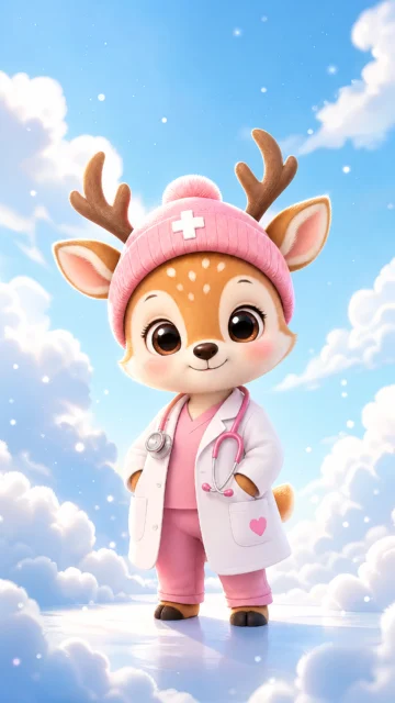 治愈系可爱乔巴手机壁纸